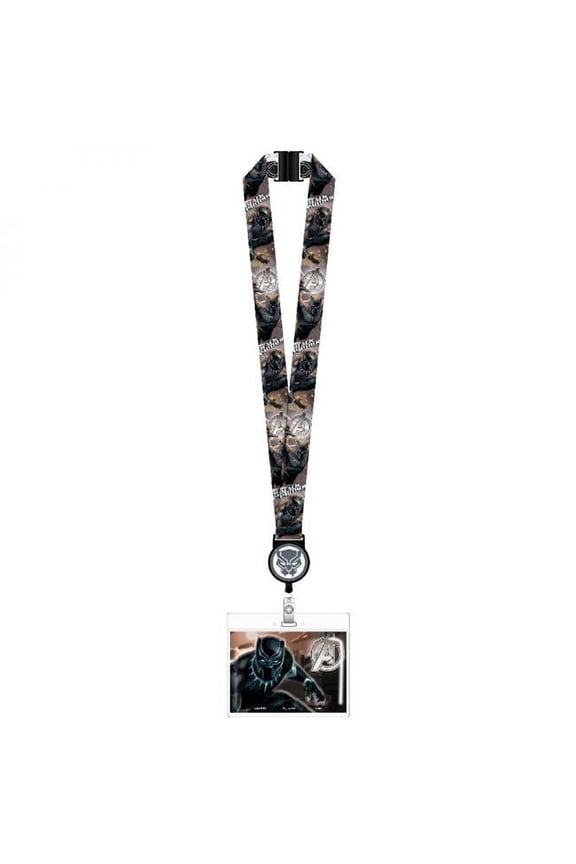 Avenger Logo Keychain Lanyard, Black