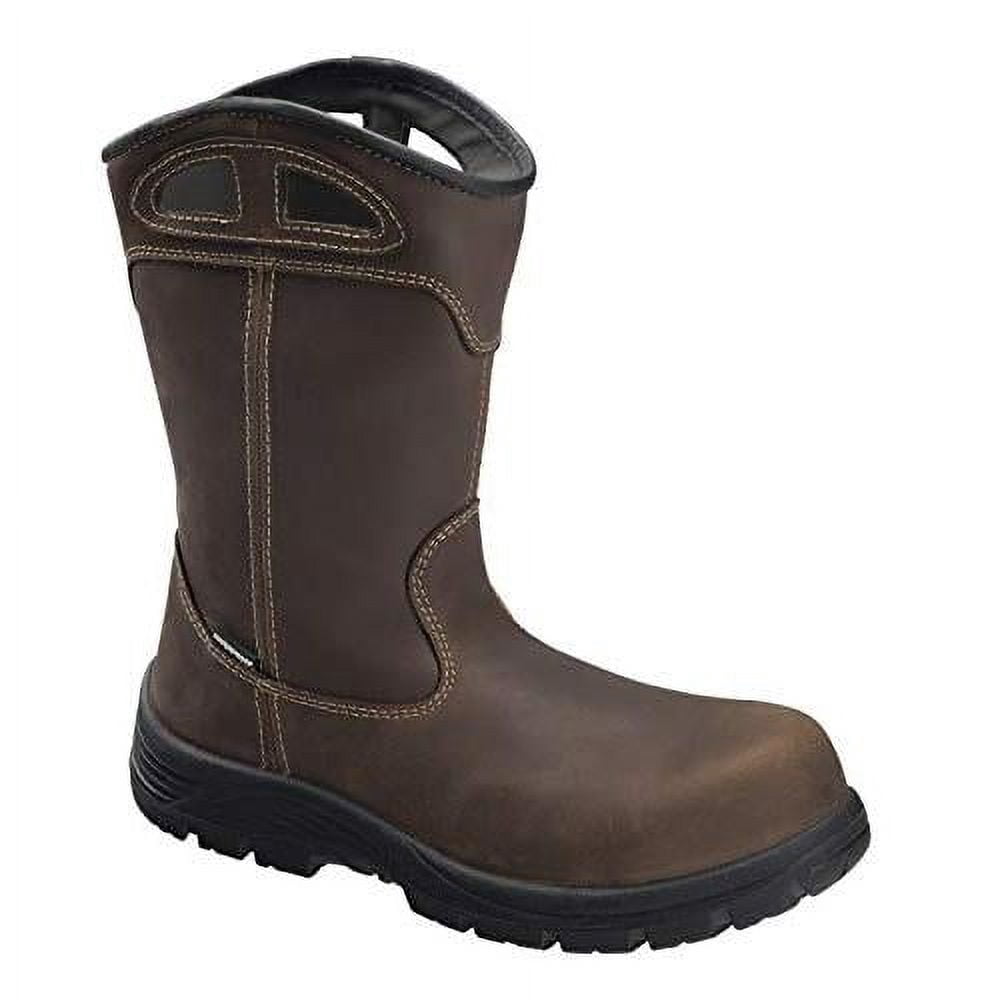 Avenger A7846 Framer Wellington Mens Brown Leather Composite Toe Work Boots 14 M Men main image 2
