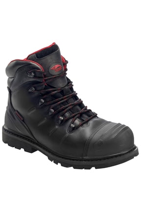 Avenger Men's 6" Waterproof Work Boot Composite Toe Black 13 D(M) US