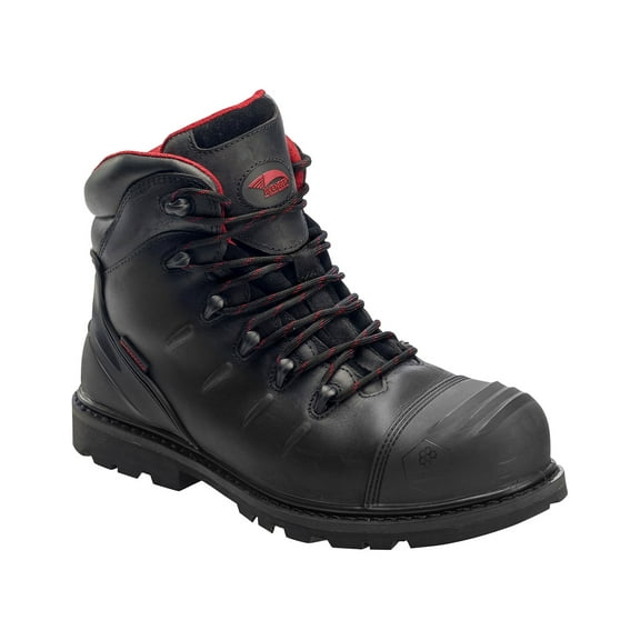 Avenger Men's 6" Waterproof Work Boot Composite Toe Black 7 D(M) US