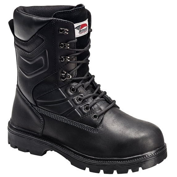 Avenger Men's 7310 10" Leather Safety Toe EH Internal Met Guard High Heat Outsole Work Boot