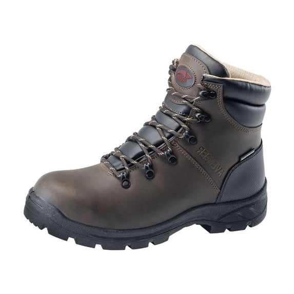 Avenger Work Boot Men Dual PU Sole Steel Safety Toe Brown A8225