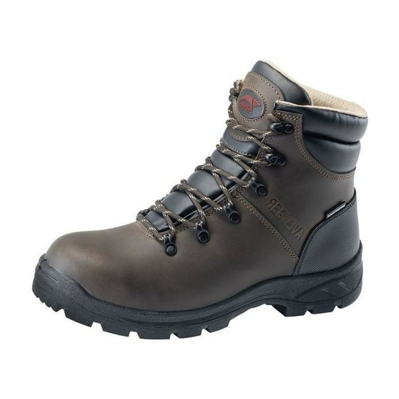 Avenger Work Boot Men Dual PU Sole Steel Safety Toe Brown A8225
