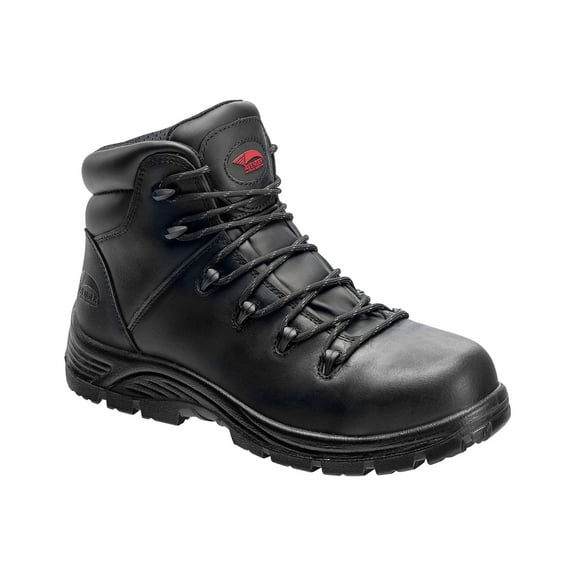 Avenger Work Boots Mens Framer Composite Toe Black Leather 6" 7223