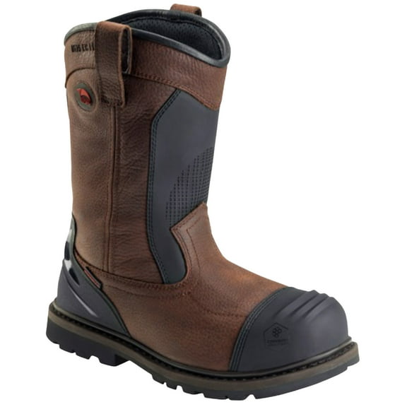 Avenger Work Boots Mens Hammer Wellington Waterproof Brown Black 7896