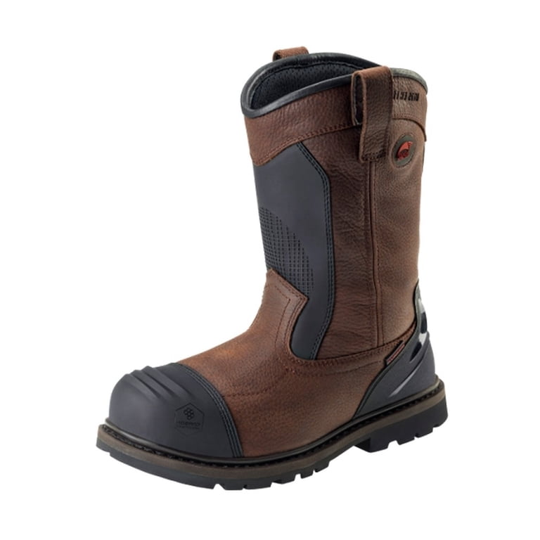 Avenger Work Boots Mens Hammer Wellington Waterproof Brown  display picture 1