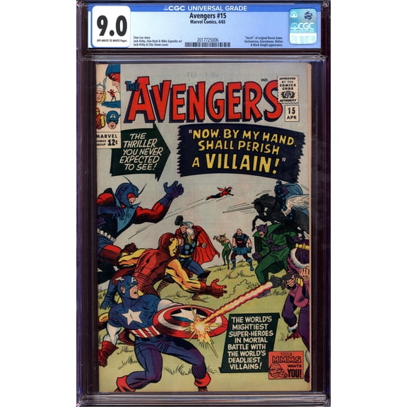 Avengers #15 - CGC 9 Comic Book
