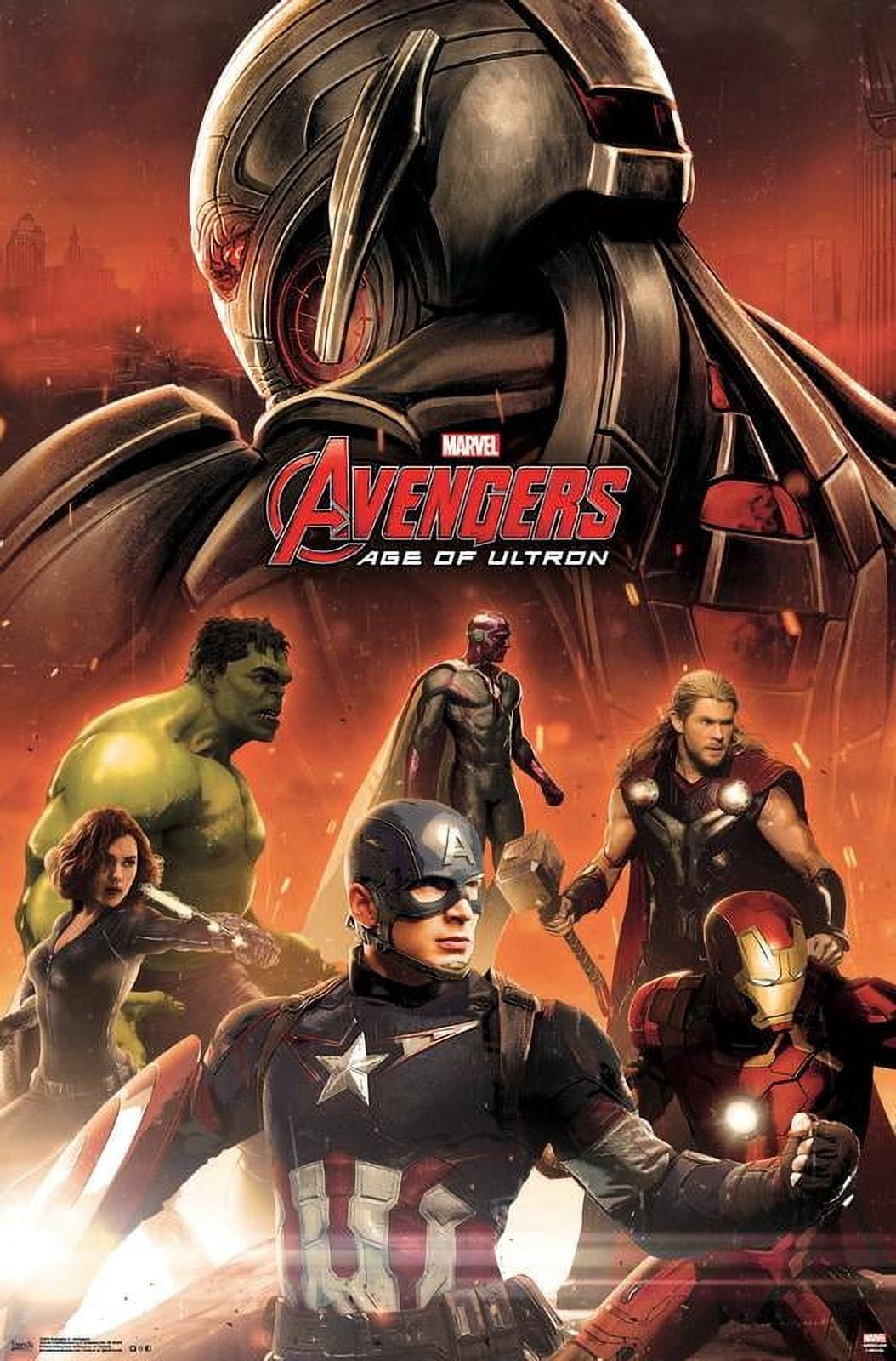 Avengers 2 - Avengers Poster and Poster Mount Bundle - Walmart.com
