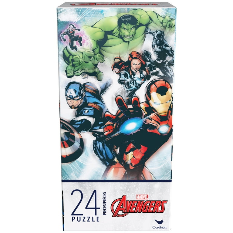 Avengers 24 Piece Jigsaw Puzzle for Kids Ages 4 and up Walmart