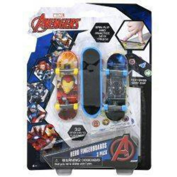 Avengers 3pk Fingerboards with accessories
