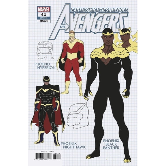 Avengers #41 Garron Design Var Marvel Comics Comic Book