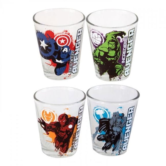 Avengers 45563 Avengers Four Pack Shot Glass Set