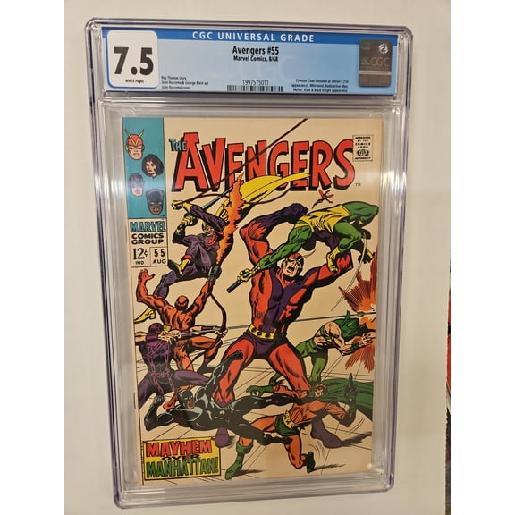 Avengers #55 - CGC 7.5 Comic Book