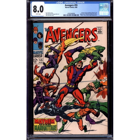 Avengers #55 - CGC 8 Comic Book