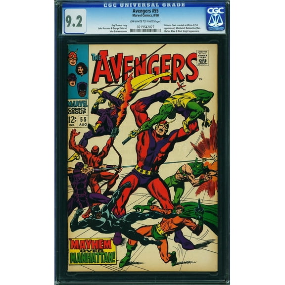 Avengers #55 - CGC 9.2 Comic Book