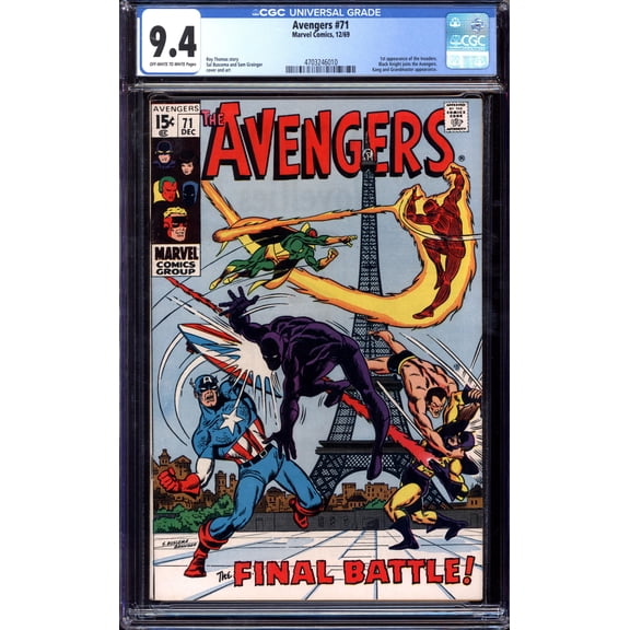 Avengers #71 - CGC 9.4 Comic Book