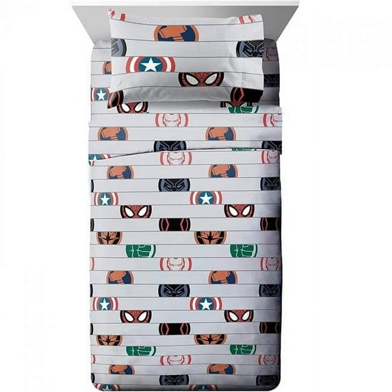 Avengers 815446 Marvel Avengers Emblem Full Size Bed Sheet Set