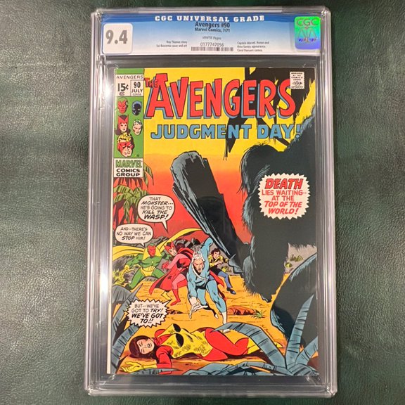 Avengers #90 - CGC 9.4 Comic Book