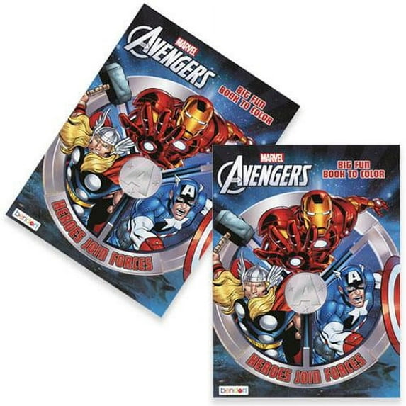 Avengers 96 pg Jumbo Coloring & Activity Book-1PC