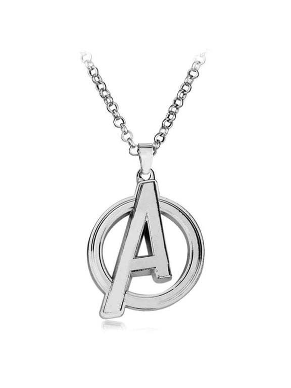 Avengers A Logo 2 Inch Tall Metal Pendant Necklace