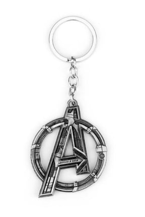 Avengers A Logo 2 Inches Tall Metal Charm Keychain Keyring