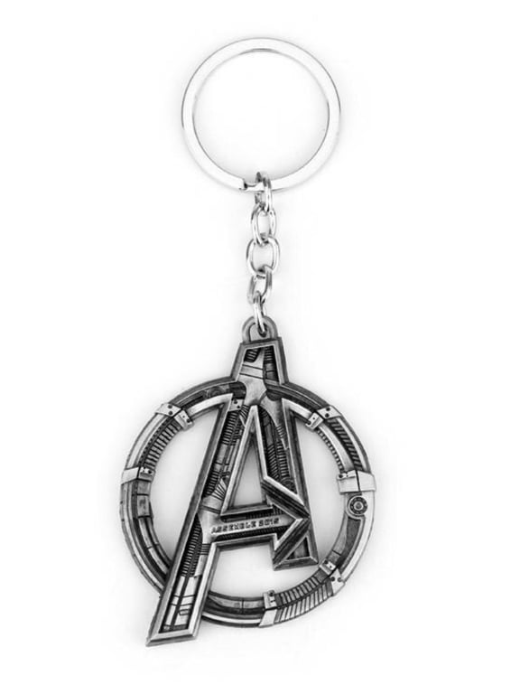Avengers A Logo 2 Inches Tall Metal Charm Keychain Keyring