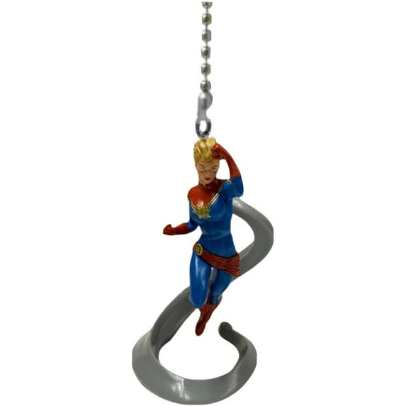 Avengers Age Of Ultron Captain Marvel Fan Lamp Light Pull Chain Figure Figurine