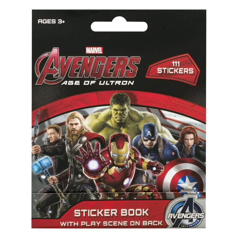 Avengers: Age of Ultron 111 Count Tuck Front Sticker Book