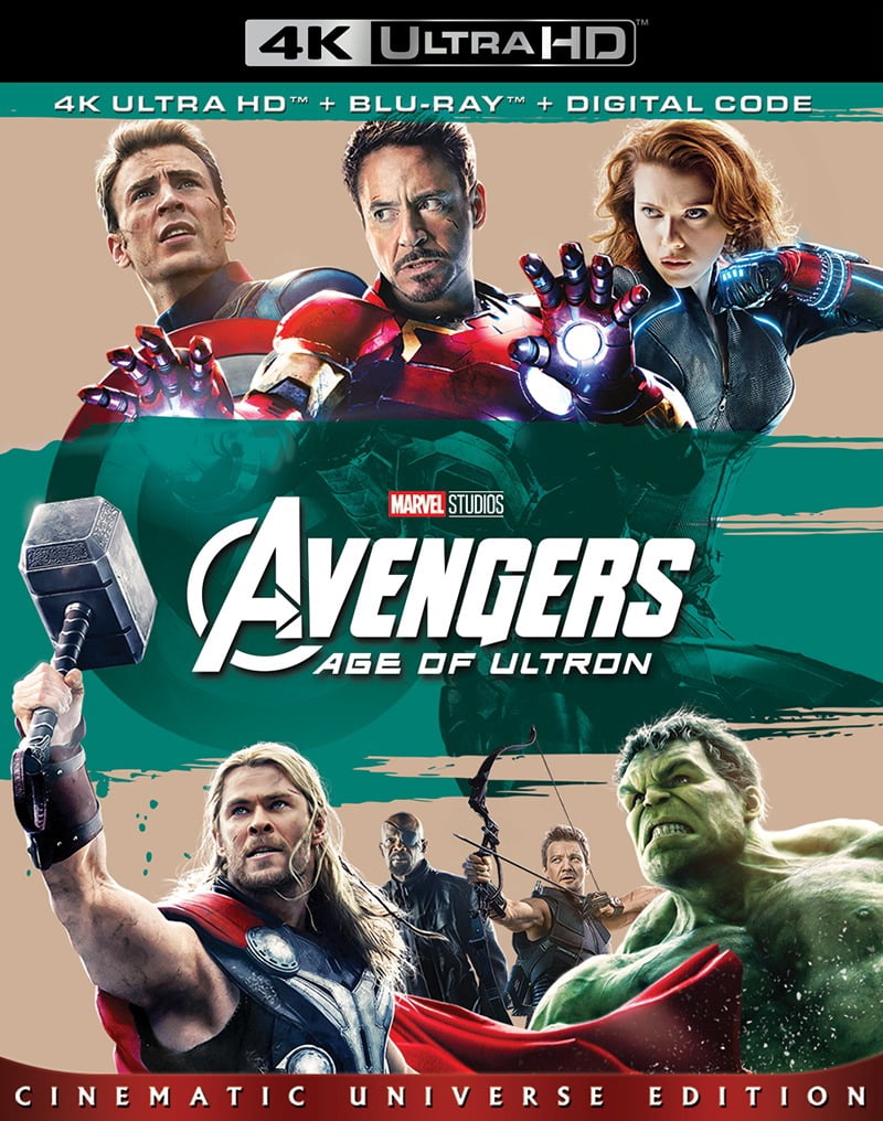 Avengers: Age of Ultron (4K Ultra HD + Blu-ray + Digital Code Avengers: Age of Ultron (4K Ultra HD + Blu-ray + Digital Code