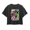 thumbnail image 1 of Avengers - American Flag - Youth Girls Boxy T-Shirt, 1 of 4