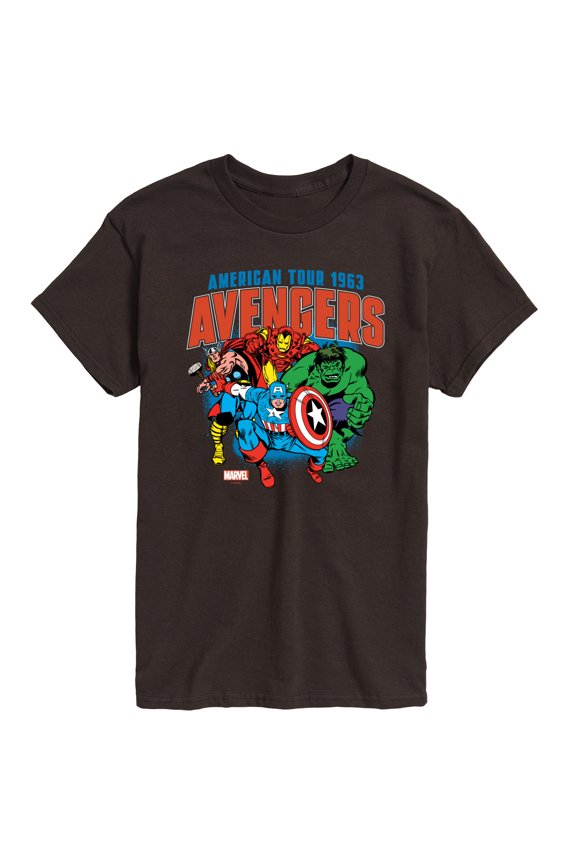 Avengers - American Tour - Men's Short Sleeve Graphic T-Shirt
