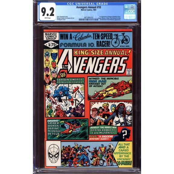 Avengers Annual #10 - CGC 9.2 Comic Book
