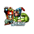 thumbnail image 1 of Avengers Assemble Edible for 1/4 sheet cake, 1 of 1