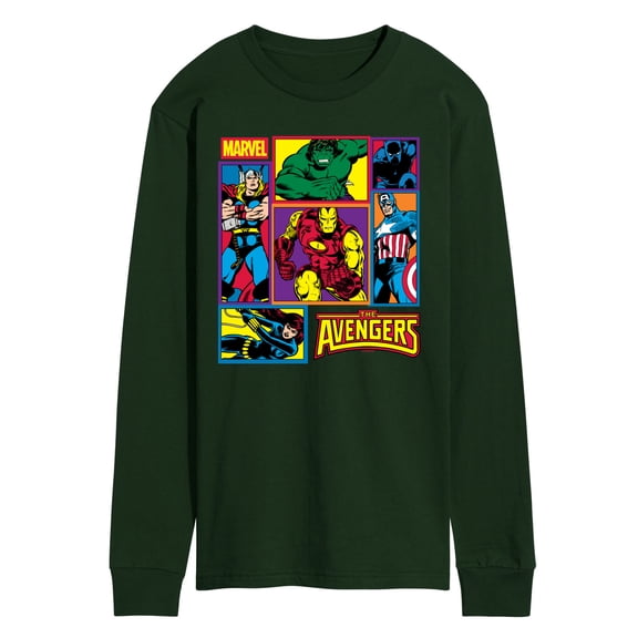 Avengers - Avengers Grid - Men's Long Sleeve Graphic T-Shirt