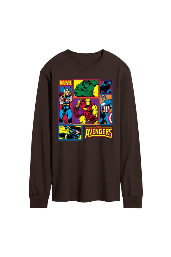 Avengers - Avengers Grid - Men's Long Sleeve Graphic T-Shirt