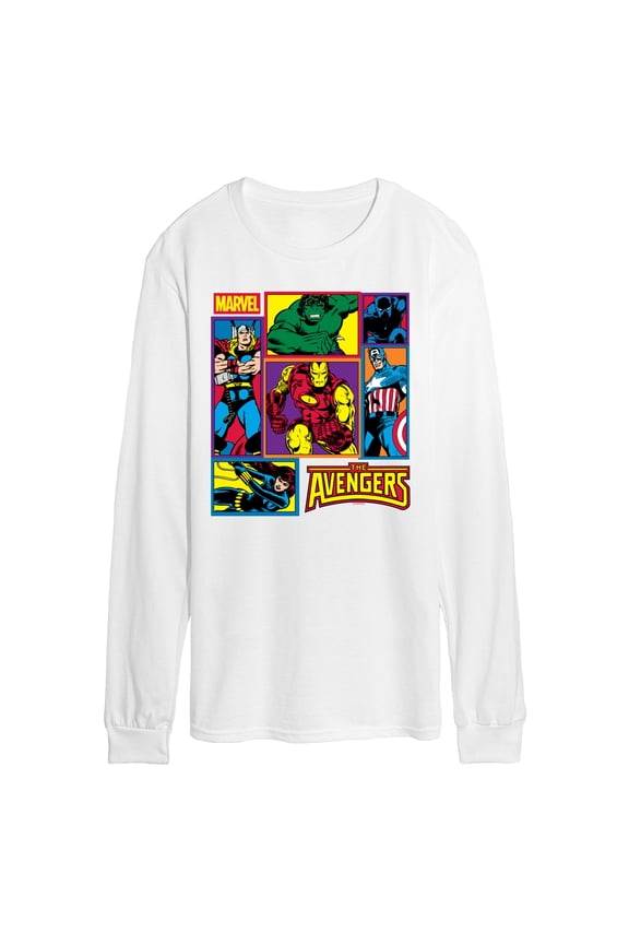 Avengers - Avengers Grid - Men's Long Sleeve Graphic T-Shirt