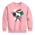 thumbnail image 1 of Avengers - Birthday - Youth Boys Crew Fleece Sweatshirt, 1 of 3