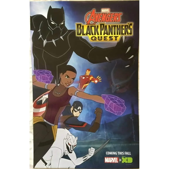 Avengers Black Panthers Quest 2018 SDCC 13x20 Marvel poster