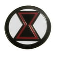 thumbnail image 1 of Avengers Black Widow Logo 1.5 Inches in Diameter Enamel Metal Pin, 1 of 1
