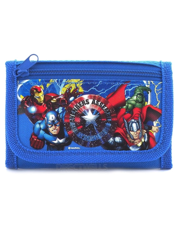 Avengers Blue Trifold Wallet