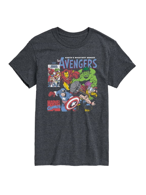 Avengers - Boxes Men's Short Sleeve Graphic T-Shirt