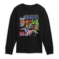 thumbnail image 1 of Avengers - Boxes - Youth Boys Long Sleeve Graphic T-Shirt, 1 of 4