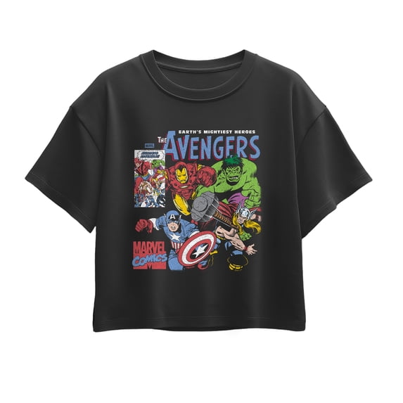 Avengers - Boxes - Youth Girls Boxy T-Shirt