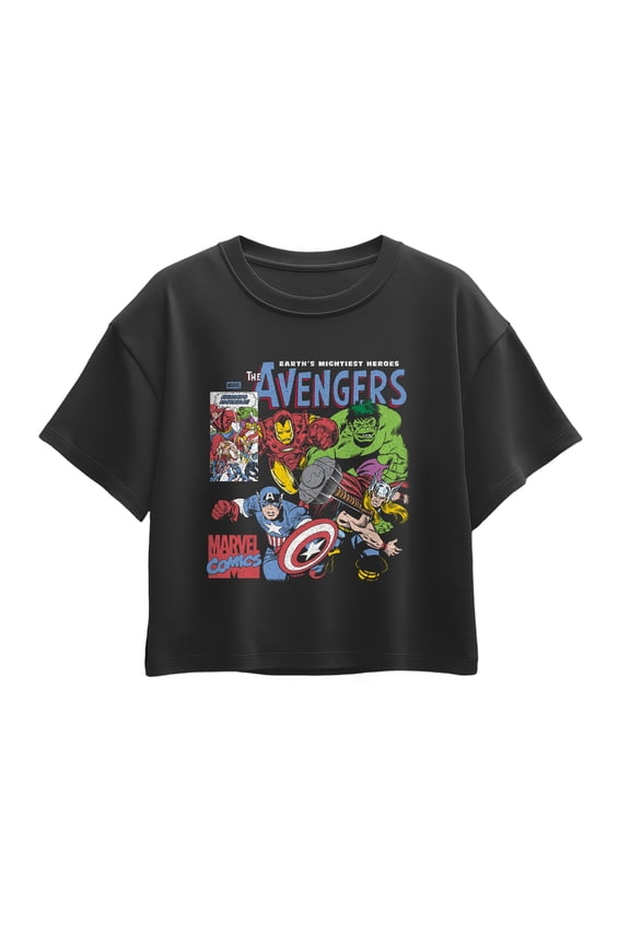 Avengers - Boxes - Youth Girls Boxy T-Shirt