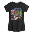 thumbnail image 1 of Avengers - Boxes Fitted Short Sleeve Graphic T-Shirt, 1 of 4