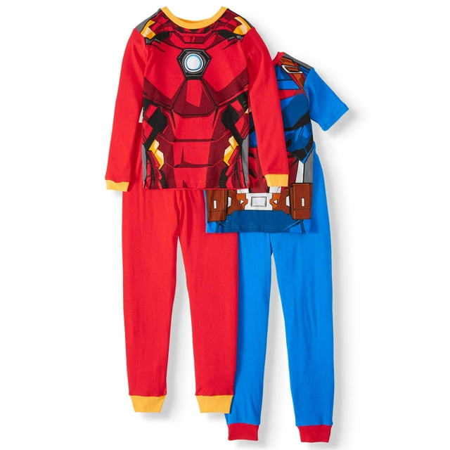 Avengers Boy's Avengers 4pc Cotton Pajama Set (Little Boy & Big Boy)