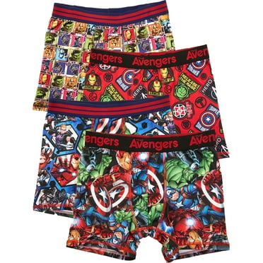 Underoos Marvel Boy's Marvel Avengers 3-Pack Underoos Poly Boxer Brief - Walmart.com
