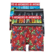 Avengers Boys Boxer Briefs Underwear, 4-Pack, Sizes XS-XL