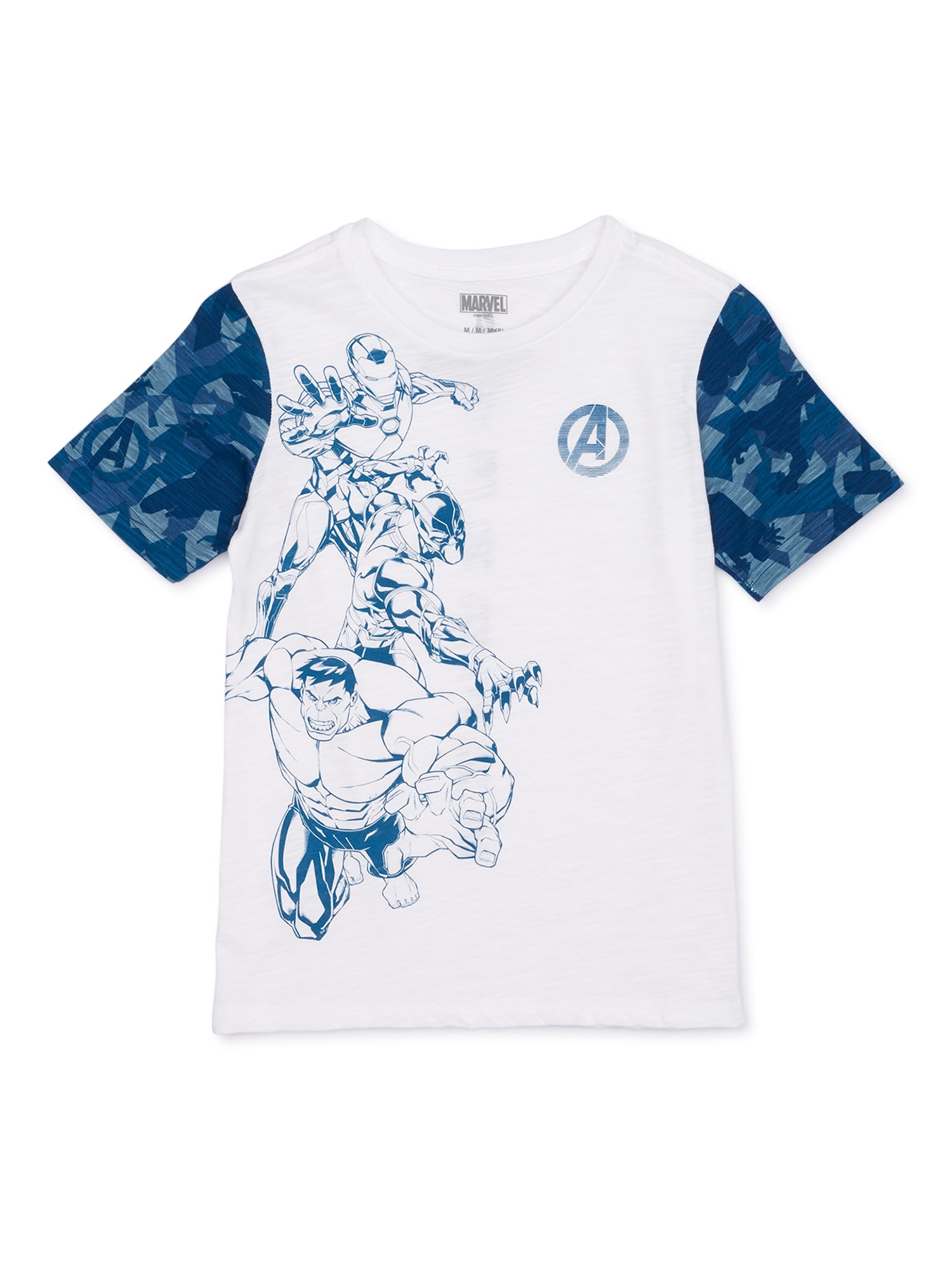 Avengers Boys Short Sleeve T-Shirt, Sizes 4-18