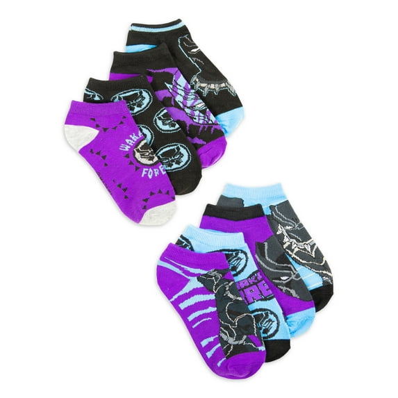 Avengers Boys Socks, 8-Pack, No Show Style, Sizes S-L